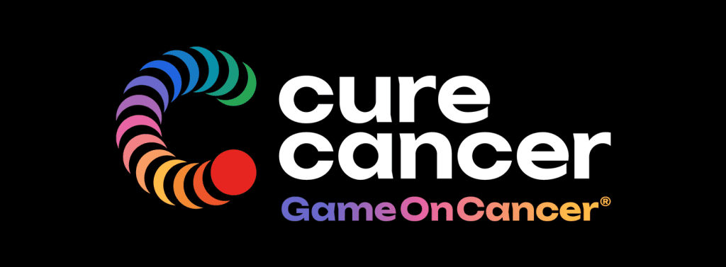 Game on cancer logo with the cure cancer thumbnail.